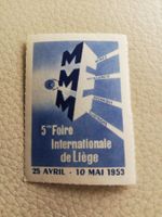 Vignette Foire de Liège 1953