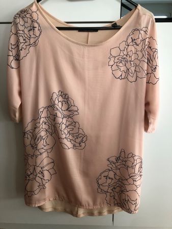 Elegantes Satin-Shirt von ESPRIT, Gr. S, neuwertig!