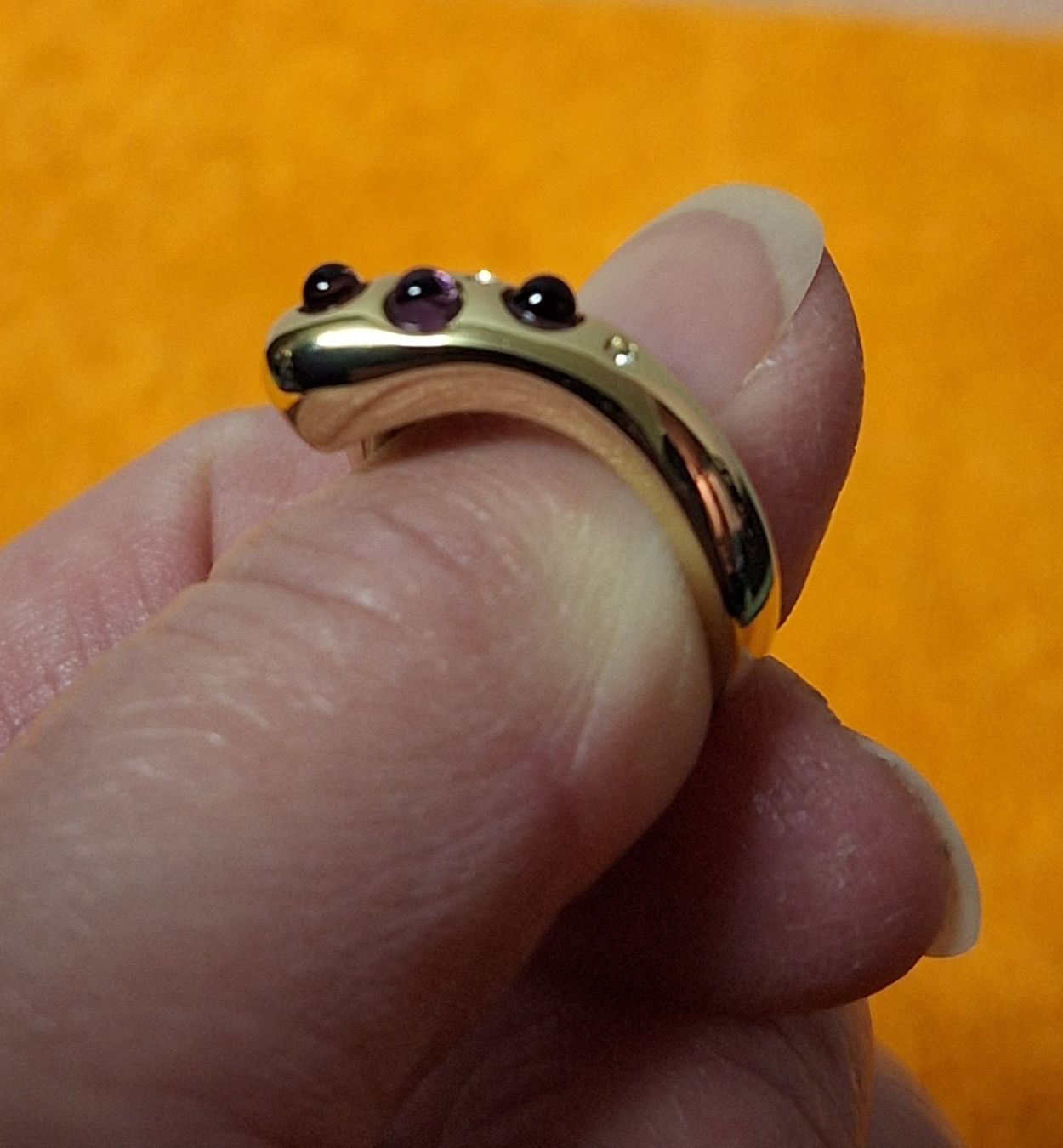 Anelli: LR Modeschmuck Vintage ca. 1990 / goldfarben Gr. 54 – Usato da Muri AG venduto da Edlerweiss 2