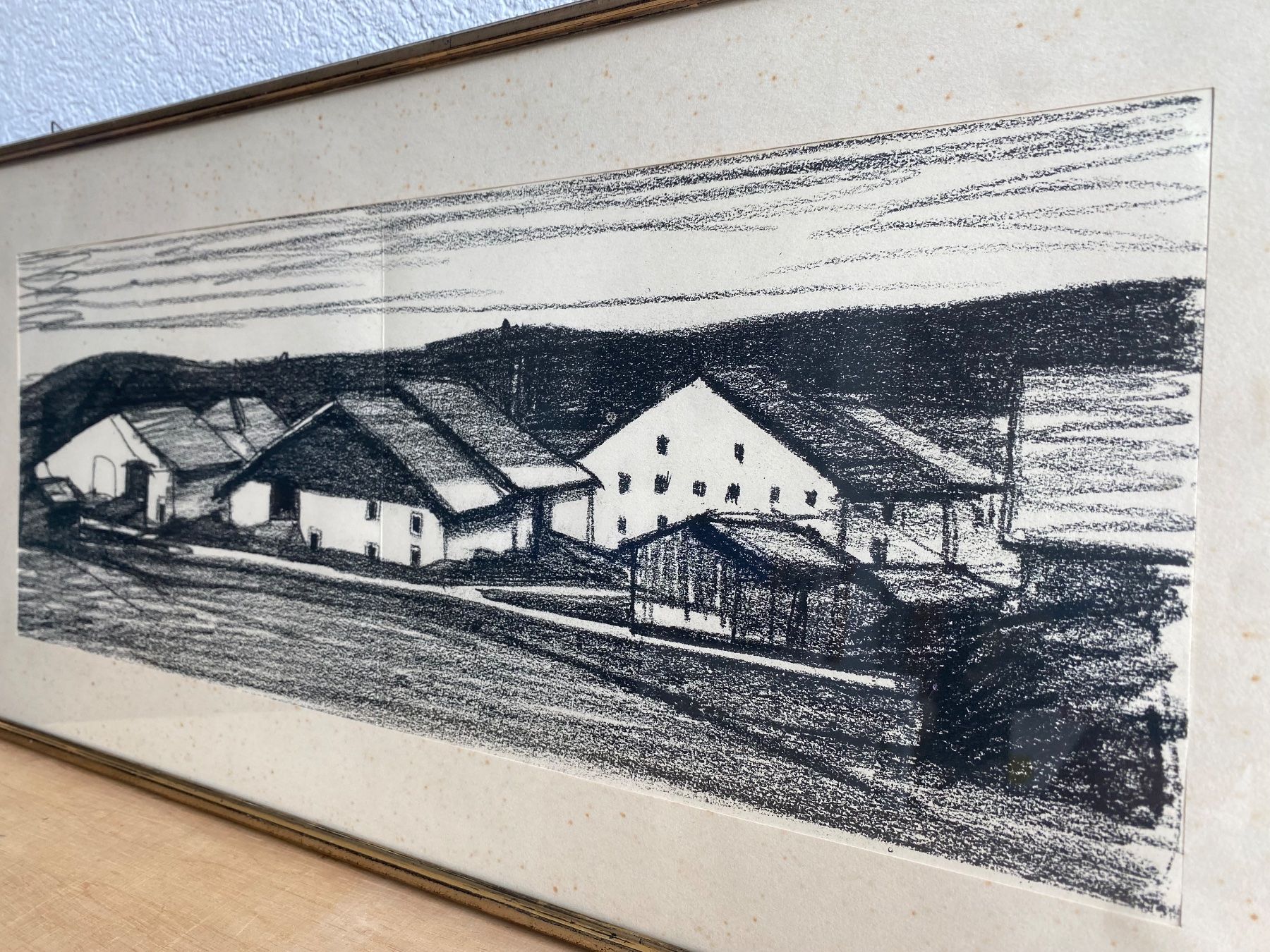 Arts picturaux & lithographies: Bild Lithographie, ggf. von Albert Schneider, Bauernhaus – D'occasion à Burgdorf par gre_2ftz 1