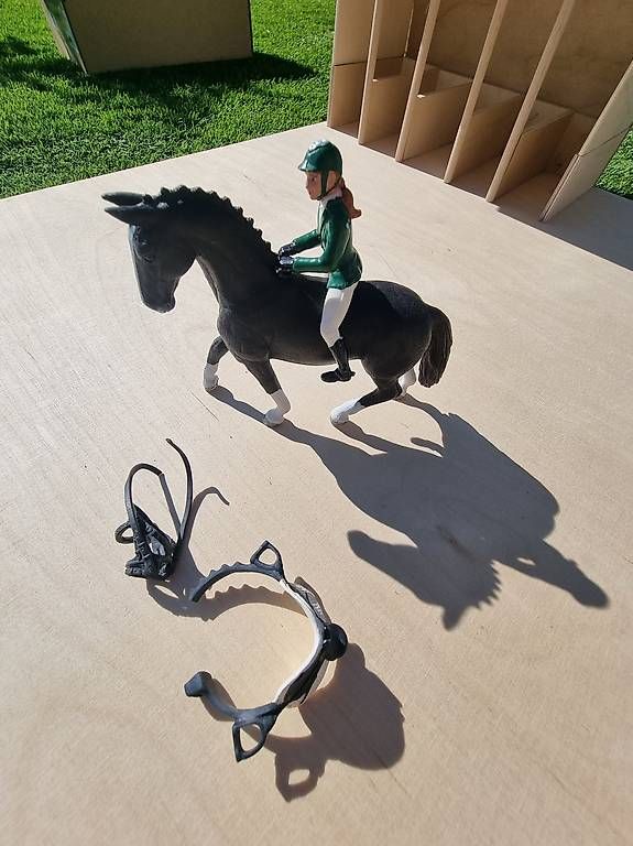 Schleich Spielzeuge: Schleich Set "Reiterin und Pferd" – Gebraucht aus Ortschwaben von Patrick1978 1