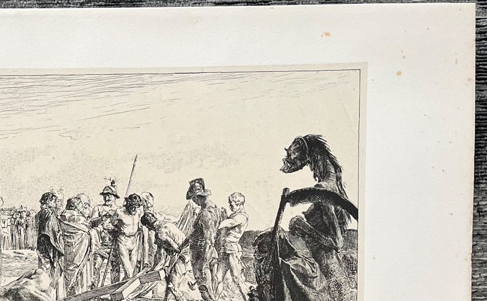 Otto Greiner , Golgotha Original Lithographie Kaufen auf Ricardo