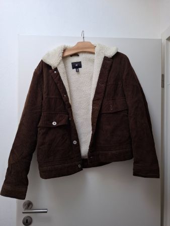 Cordjacke H&M braun mit Teddyfutter gebraucht