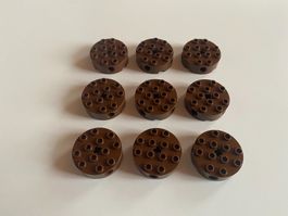 LEGO - 9 - BRAUNE - RUNDSTEINE