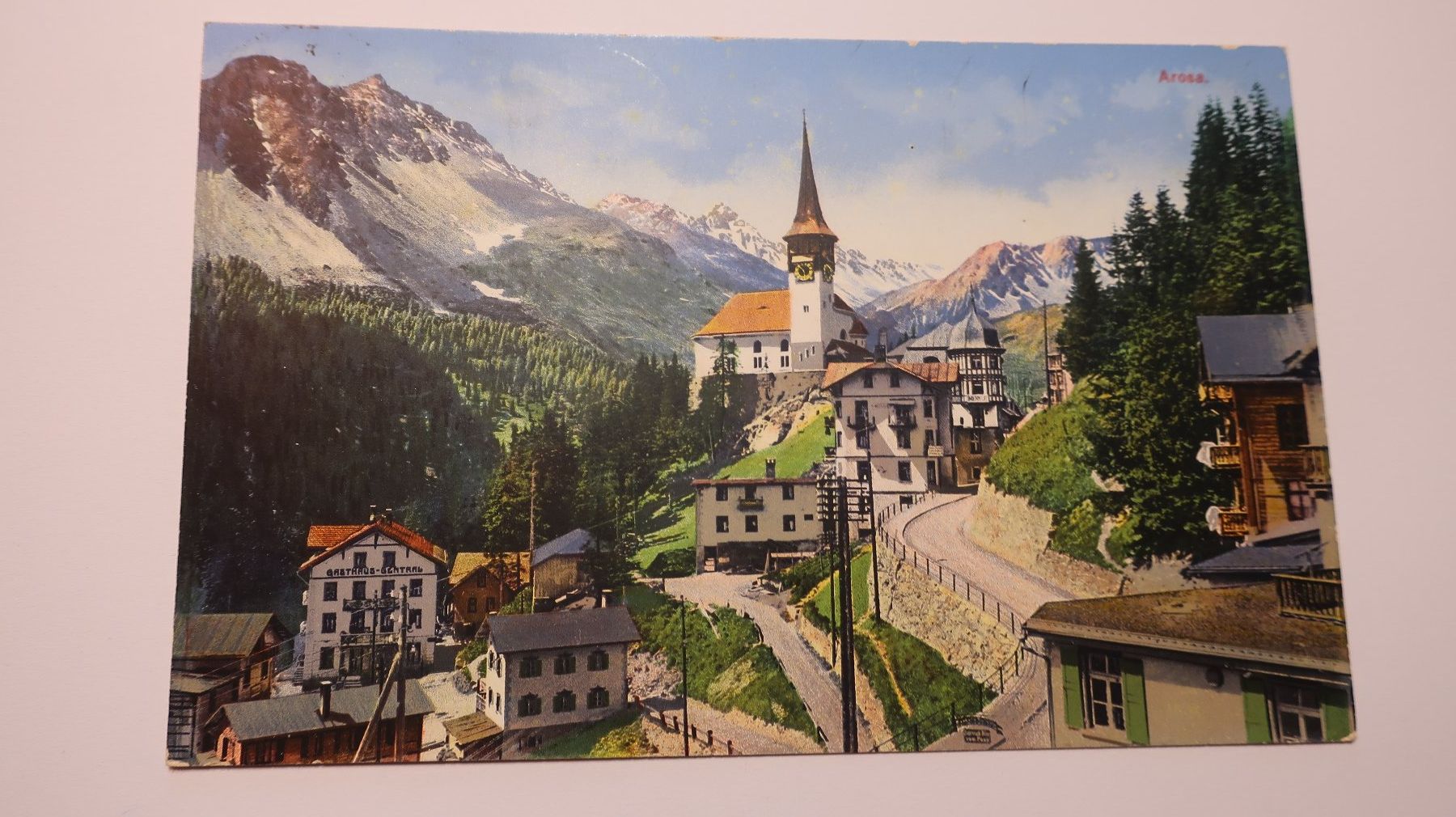 Ansichtskarten: Arosa 1915 – Gebraucht aus Cormoret von Pascalll2001 1