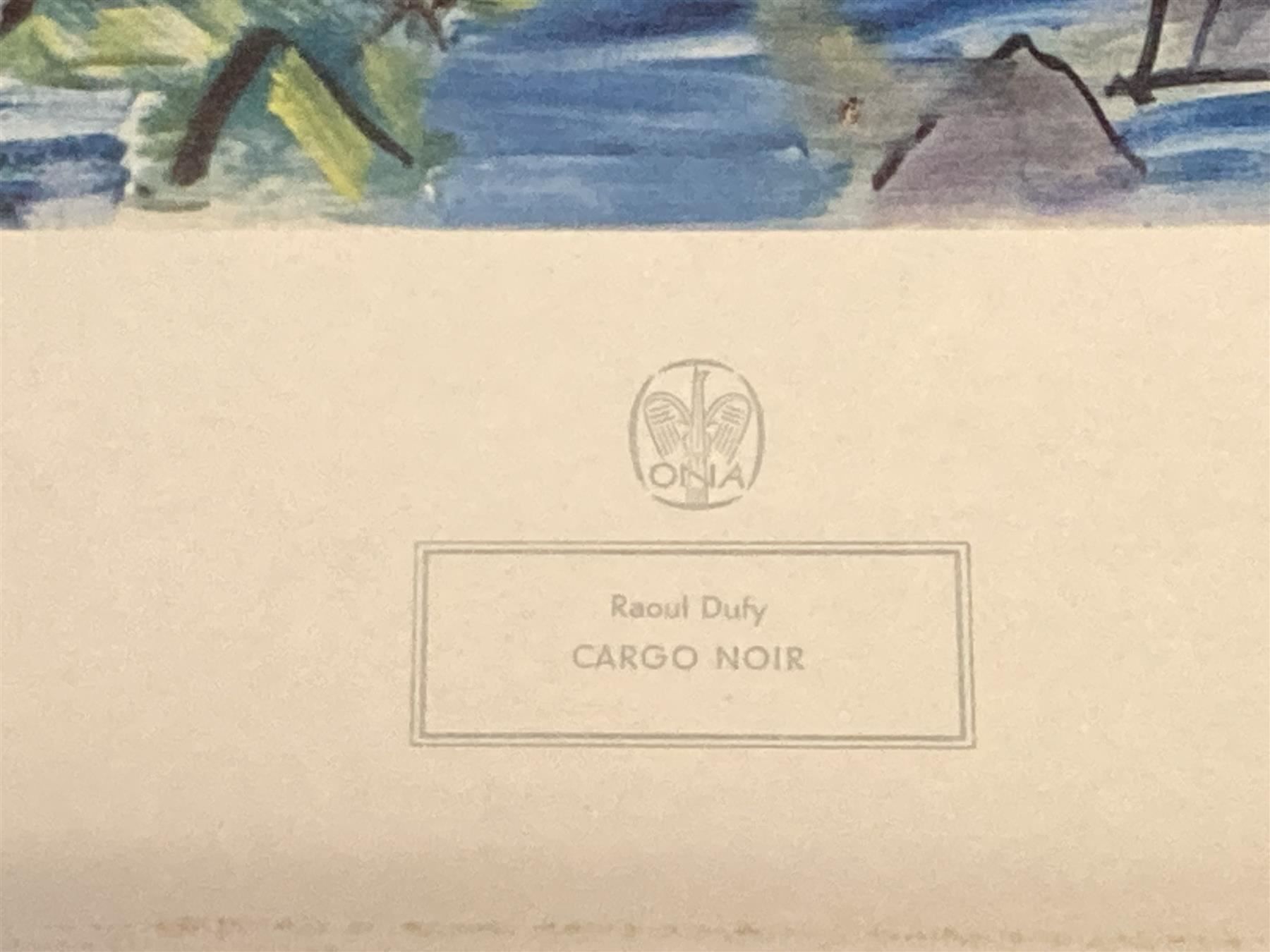 Grafica & Litografie: Lithographie DUFY Raoul Cargo Noir – Usato da Bern venduto da Jwpm66 2