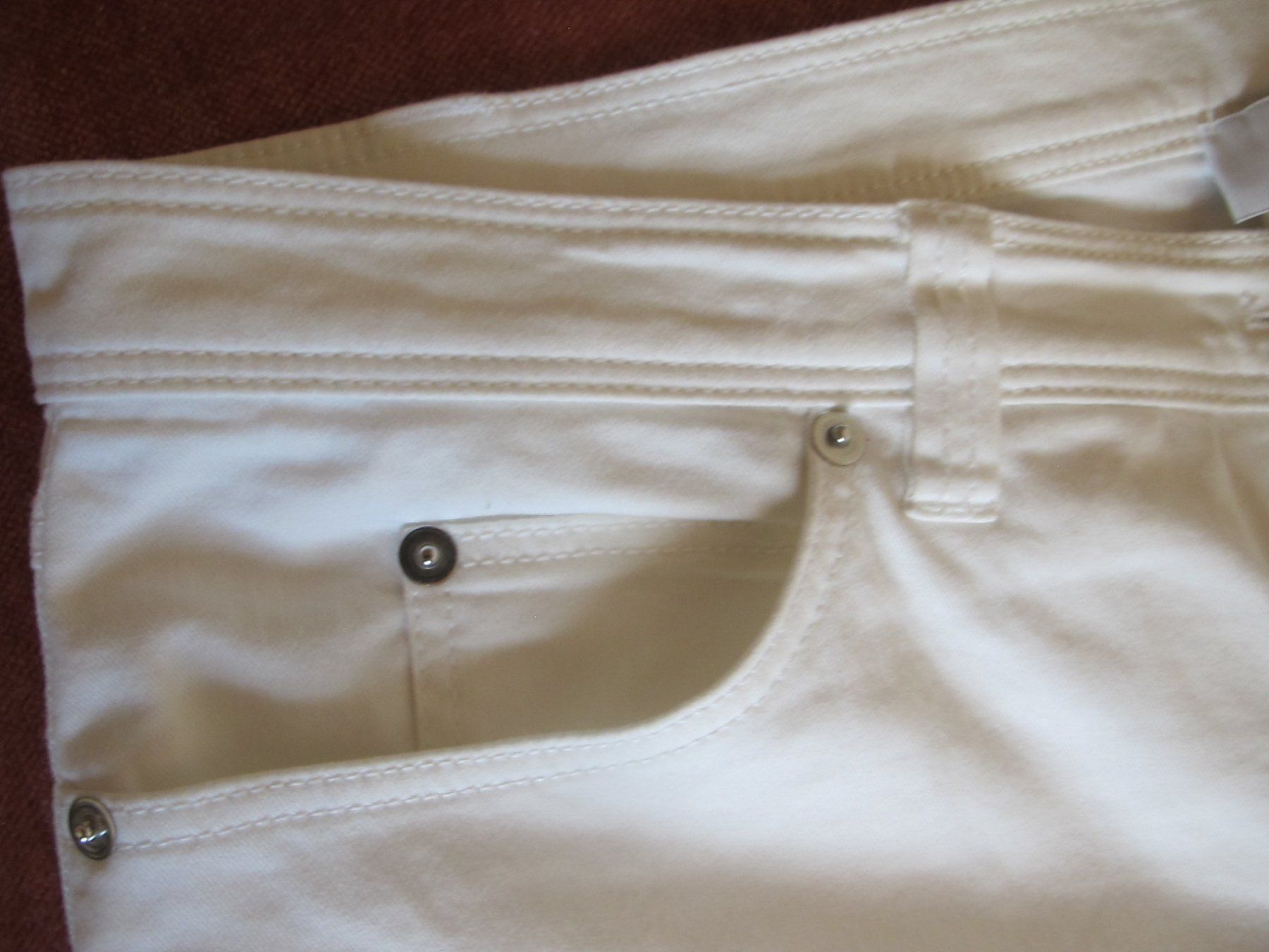 Pantaloni: Hose von Frank Walder Gr.44 weiss NEU – Nuovo (secondo la descrizione) da Löhningen venduto da Chimae67 3