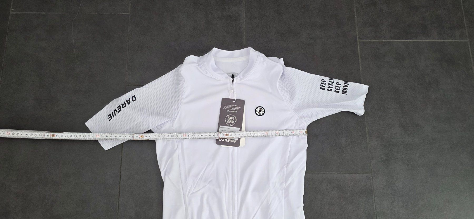 Leibchen & Hosen: Velotrikot DAREVIE - weiss / S – Neu und originalverpackt aus Wittenbach von Hase113 2