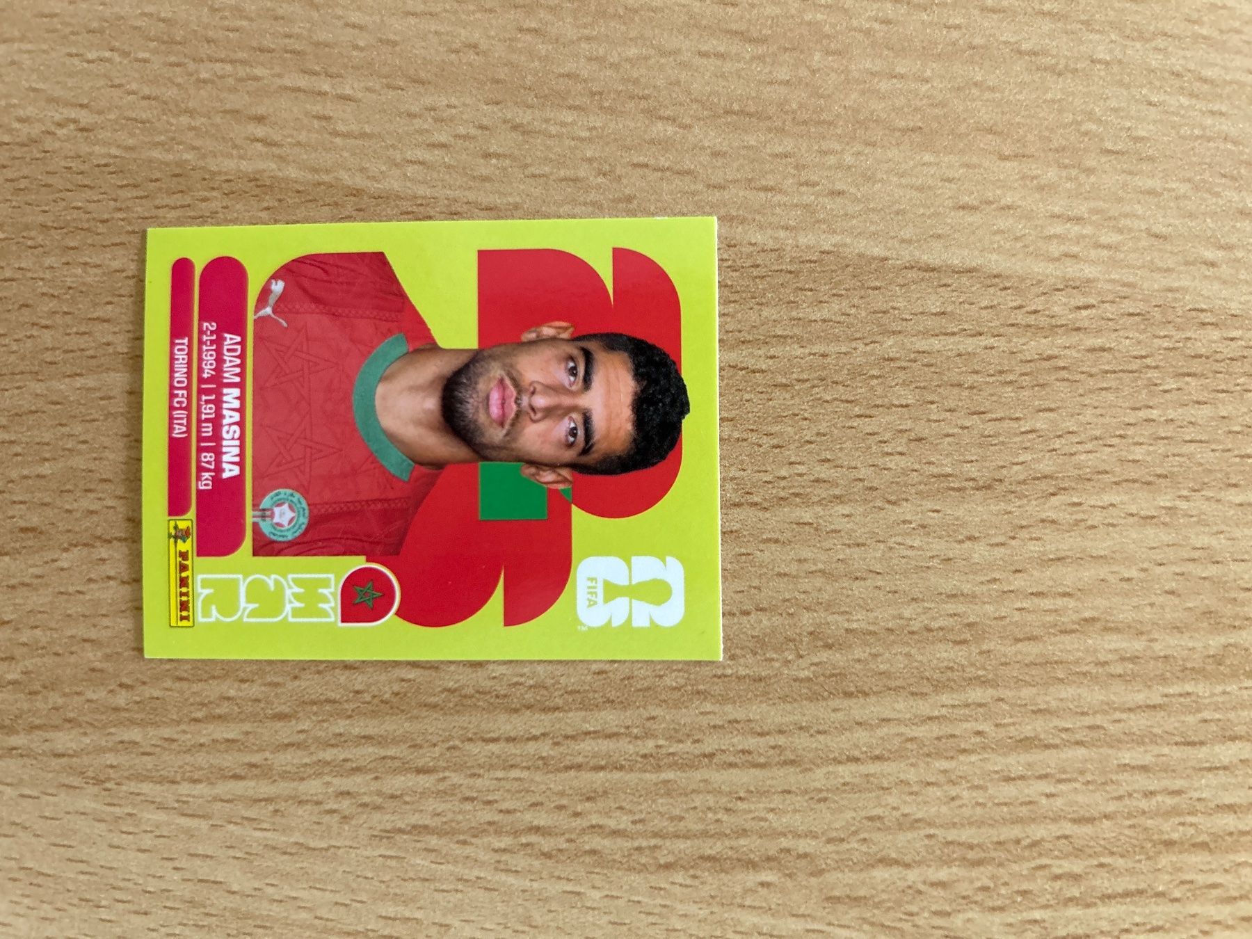 Panini Carte collezionabili: MAR 9 - Adam Masina - Panini WM 26 – Usato da Luzern venduto da edu_f6hx