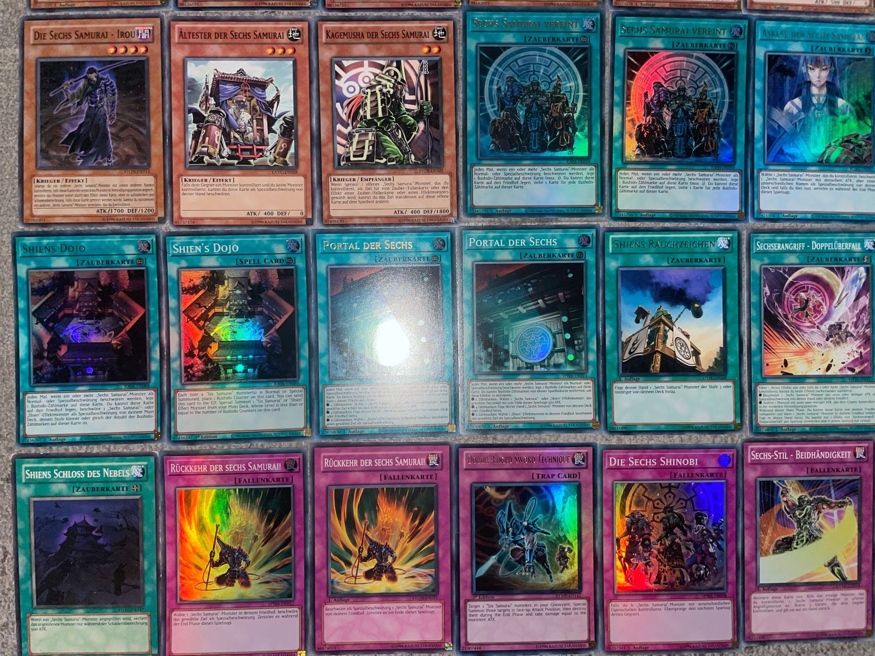 Yugioh Carte collezionabili: YuGiOh Neu Sechs Samurai Deck! – Nuovo (secondo la descrizione) da Altstätten SG venduto da ChangeMaker 3