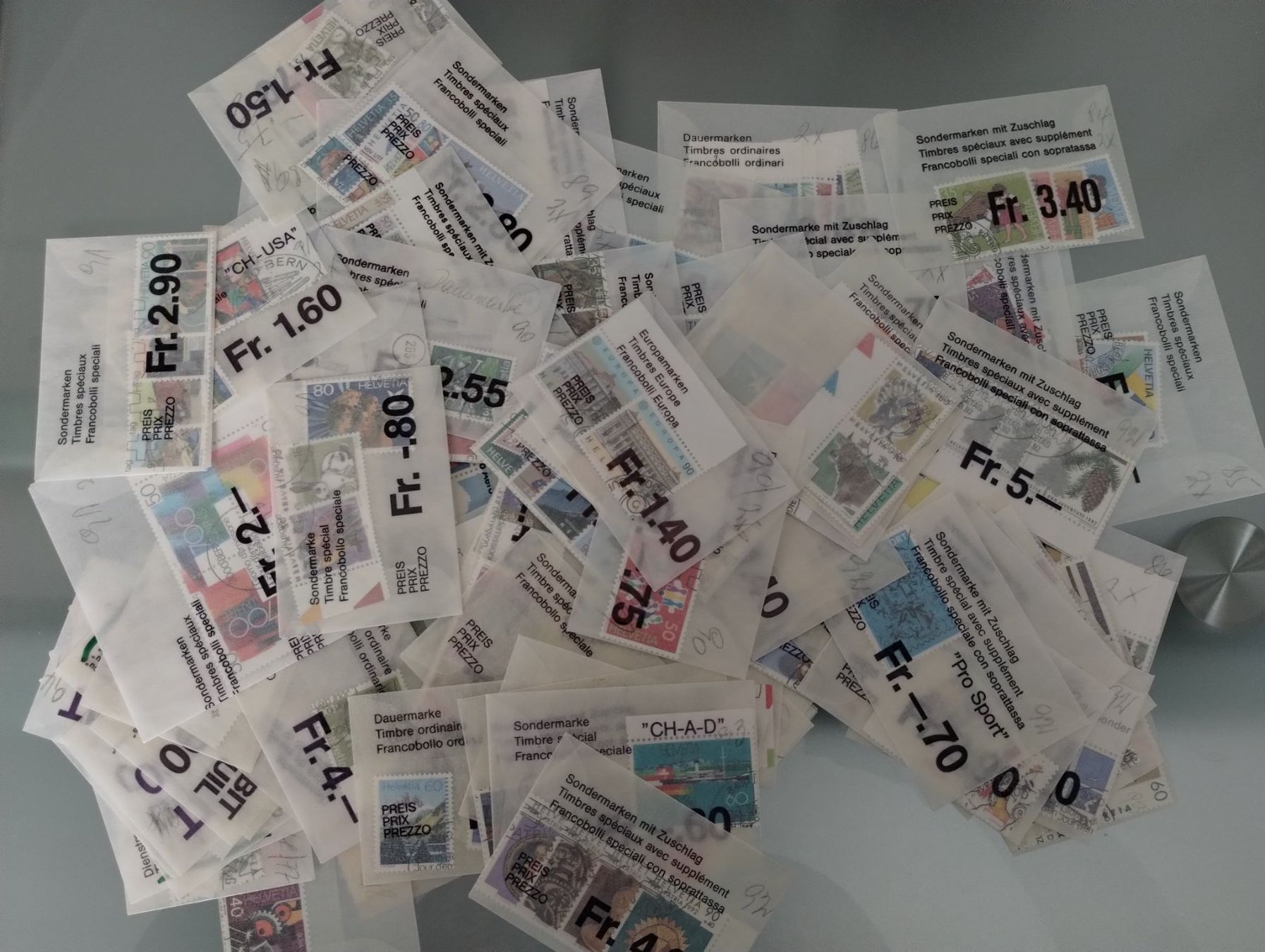 Alle Briefmarken: Briefmarken gestempelt – Neu und originalverpackt aus Spiez von cemikaphi