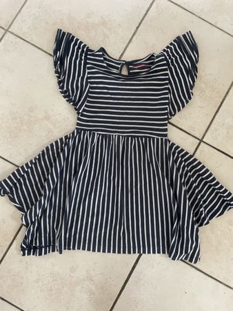 Friboo Sommerkleid Gr. 110/116, gestreift, mit Flügel