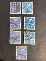 Österreich 1915/17 Lot Kaiser 25H mit Perfins gestempelt