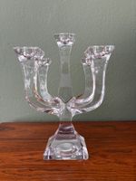 Vintage Villeroy & Boch Kristall Kerzenständer Glas 5-armig