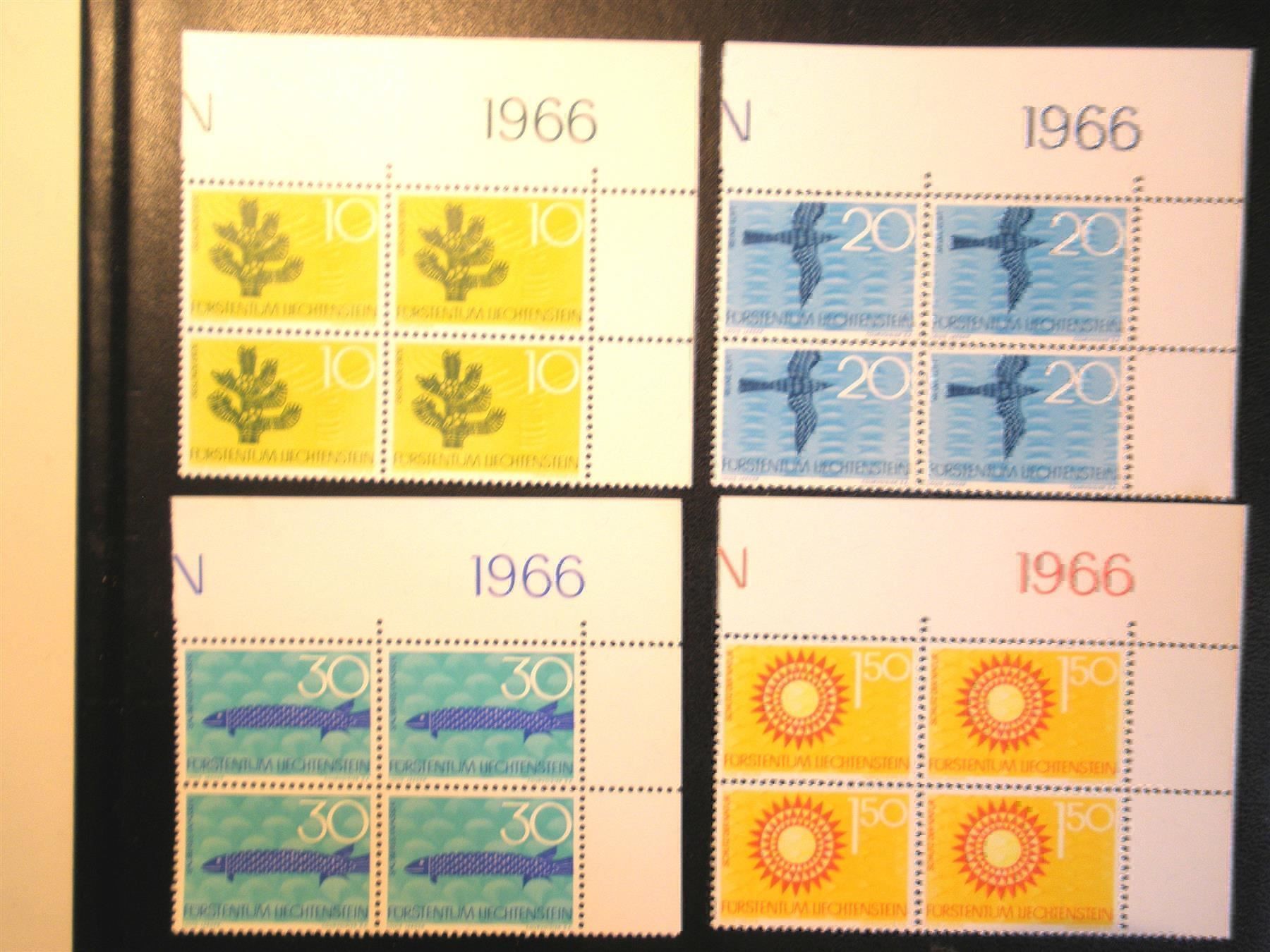 Tutti i francobolli: 1966** 395-98 – Nuovo (secondo la descrizione) da Buchs SG venduto da Tigeradler