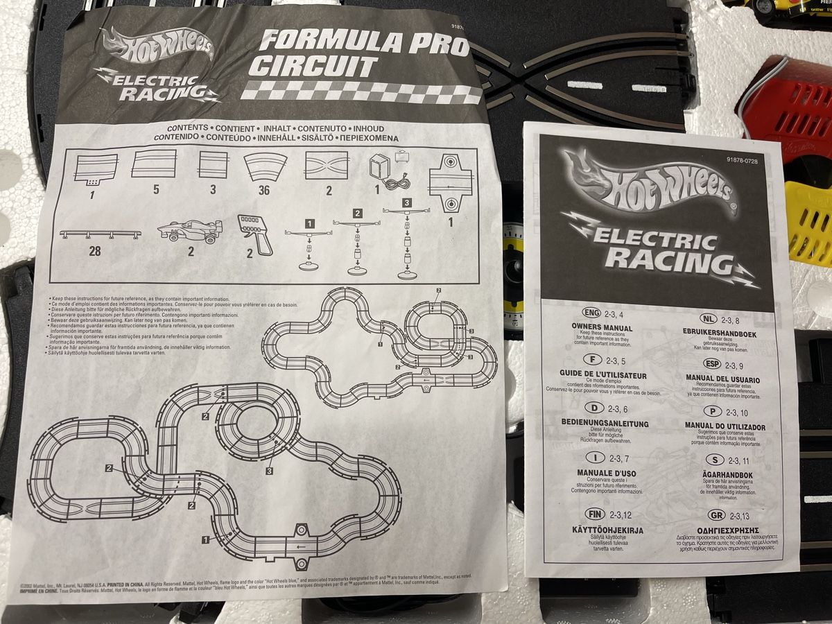 Hot Wheels Rennbahnen: Electric "Hot Wheels" Racing - Formula Mega Circuit (Tyco) – Gebraucht aus Siebnen von speedy63 1