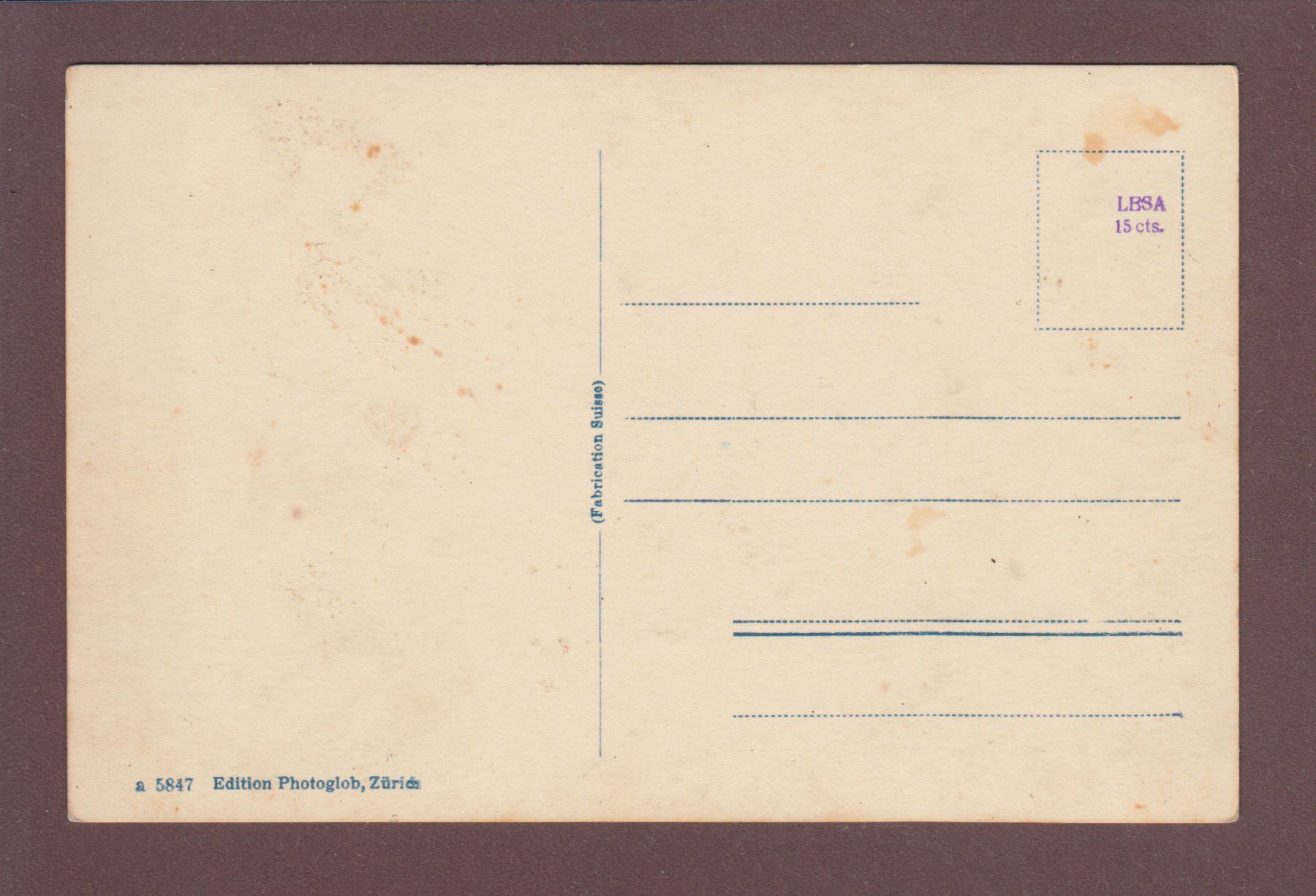 Cartoline postali: BERN - Bundespalast - Vestibül – Usato da Pully venduto da nicecards 1