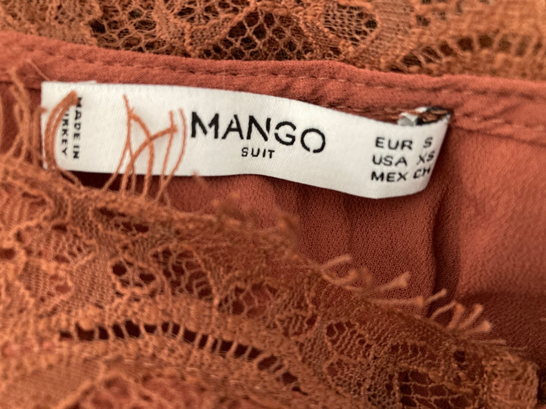 Mango Blusen: Top Mango Suit Grösse S rostbraun – Gebraucht aus Stansstad von InStyle8 4
