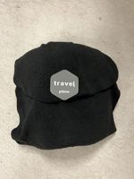 Travel Pillow Black Fleece Good Condition