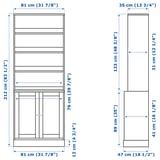 Ikea Armadi: Bibliothèque / armoire IKEA HAVSTA blanche – Usato da Genève venduto da sca_j5cs 1