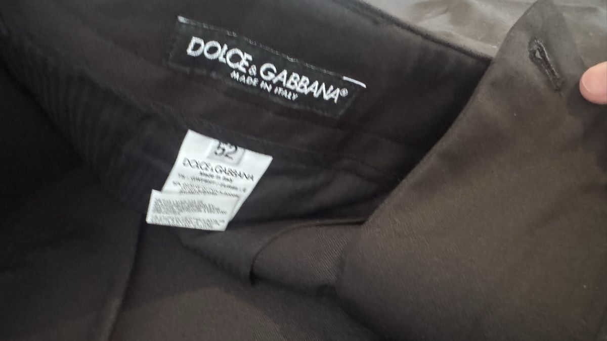 Dolce & Gabbana Pantaloni: Dolce & Gabbana Höse - Black - Size 52 - New – Nuovo e nell'imballaggio originale da Brugg AG venduto da GiovanniVercetti 2