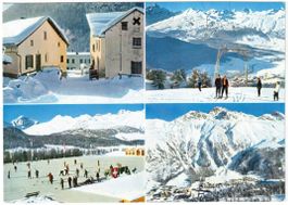 Pontresina - 4 Bild AK