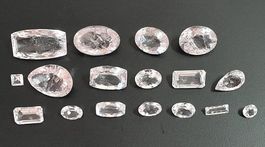 Lot 50.18 ct Morganites (N° 33) - Valeur 2'500.- Fr.