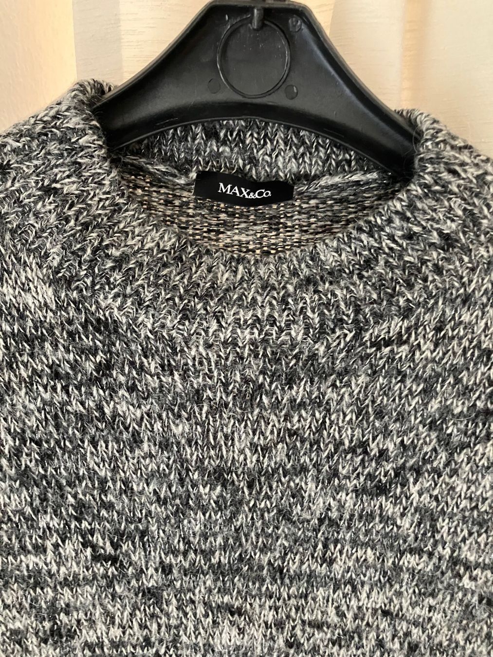 Marc Cain Pullover & Sweatshirts: MAX&Co. Wollpullover Gr. S. Strickoptik in Schwarz-Weiss – Neu (gemäss Beschreibung) aus Baar von leo_j8vl 2