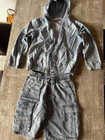Kinder Set Jeans-Look Grösse 158 top Zustand