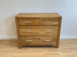 1 Moderne Holzkommode mit 6 Schubladen (2 Stück an Lager)