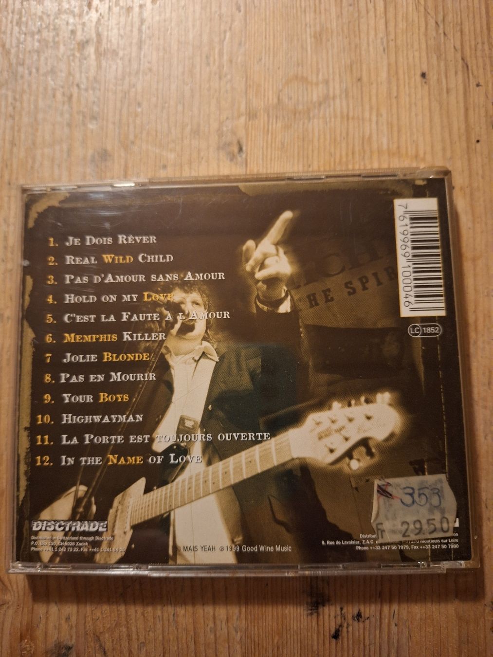 CD: Paul Mac Bonvin "mais yeah !" – Usato da Schwarzenburg venduto da Ralfi1 1