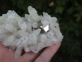 Nadelquarz mit hochglänzenden Pyriten von Peru ca. 215 gr.