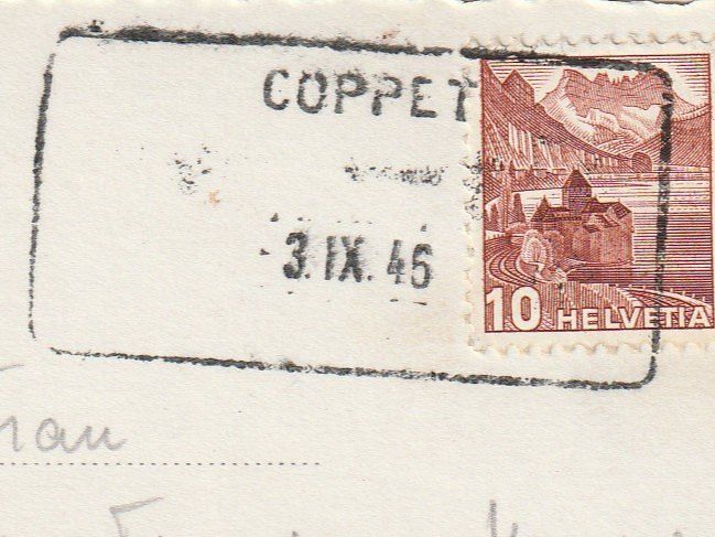 Tous les timbres: Aushilfsstempel Coppet auf AK – D'occasion à Rorschacherberg par fratovi2 1