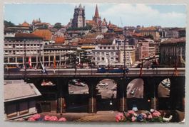 Lausanne - Le Grand Pont et la Cathédrale