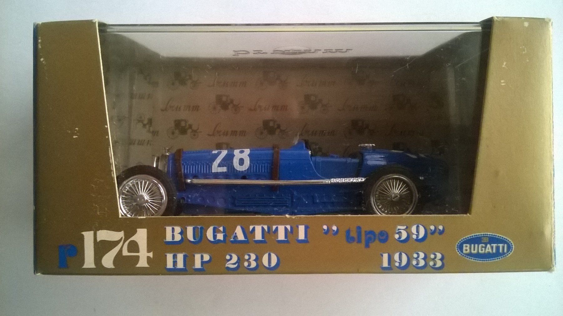 Brumm Modellini d'auto: Brumm série ORO N 174 Bugatti type 59 – Nuovo e nell'imballaggio originale da Fontainemelon venduto da cathare67