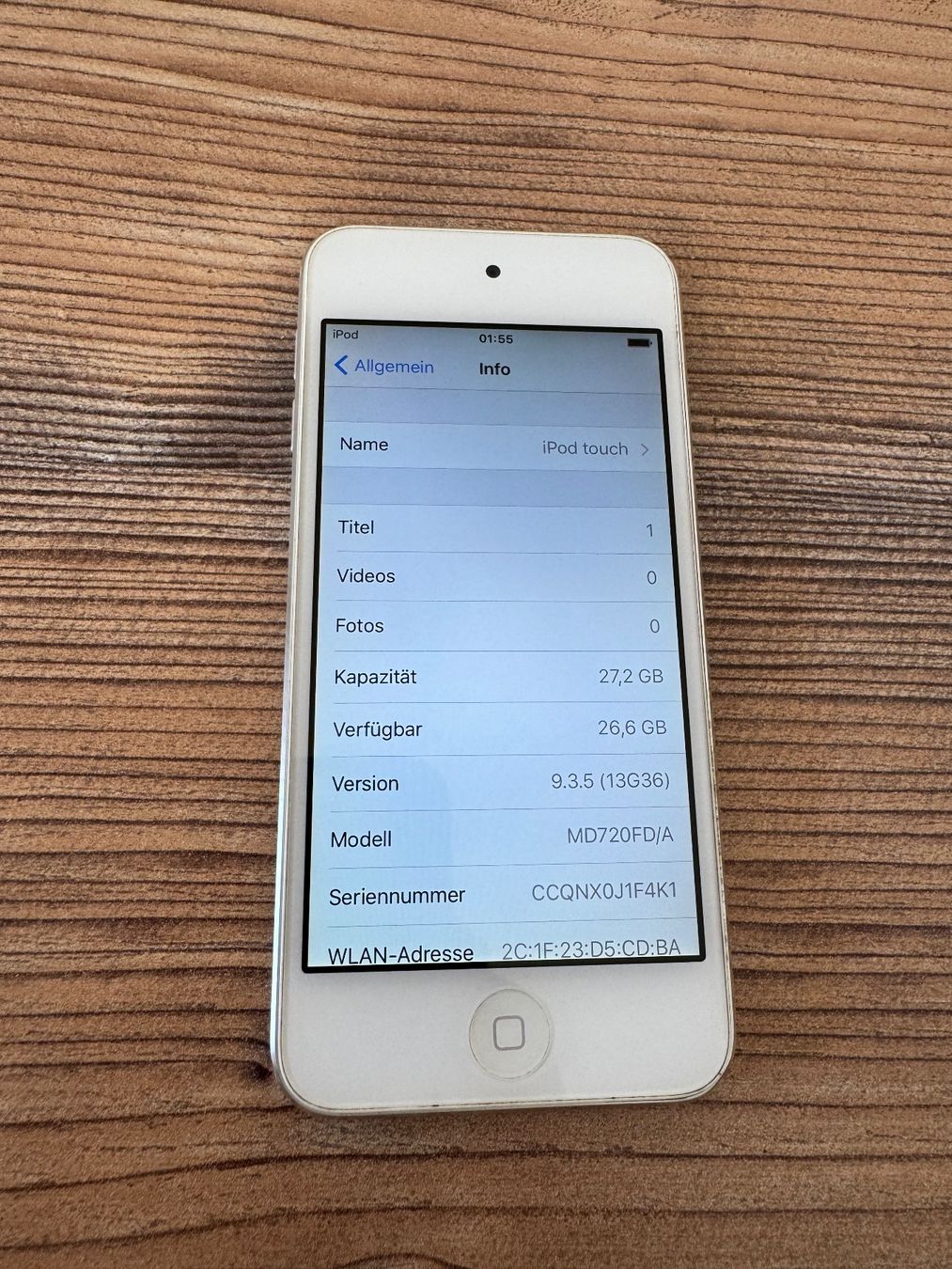 Apple Lettore multimediale portatile: iPod Touch 5th gen – Usato da Zollikofen venduto da lagavulin03 2