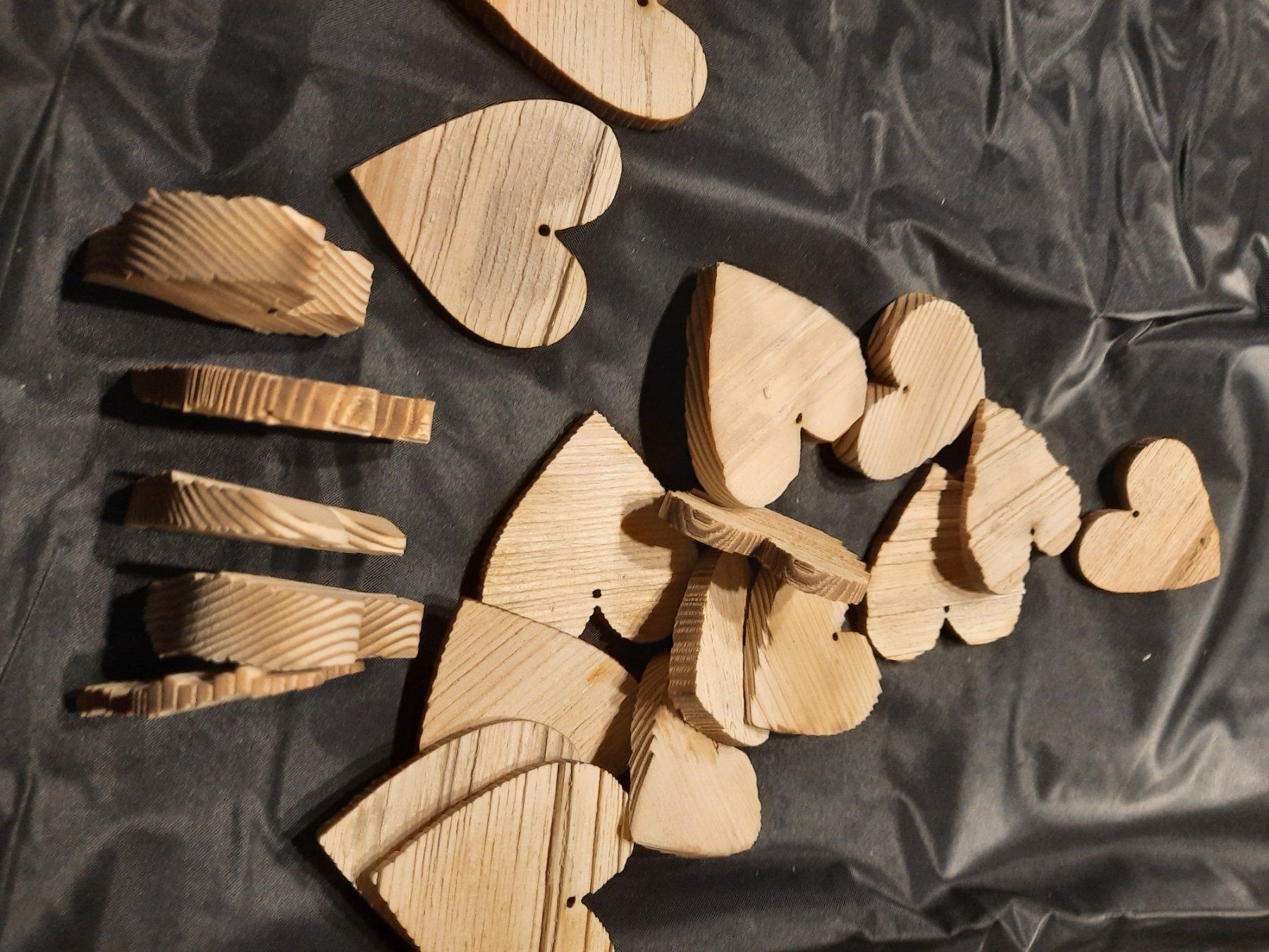 Holzartikel: Deko Holz Herzen 20 Stk. – Neu (gemäss Beschreibung) aus Widnau von Crewo 6