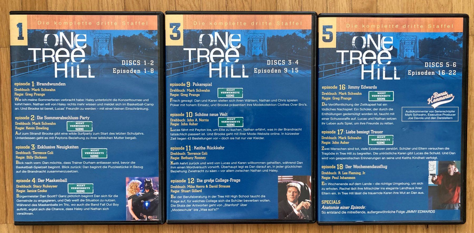 Tutti i DVDs: DVD | ONE TREE HILL - KOMPLETTE STAFFEL 1-5 – Usato da Basel venduto da Nofretete39 4
