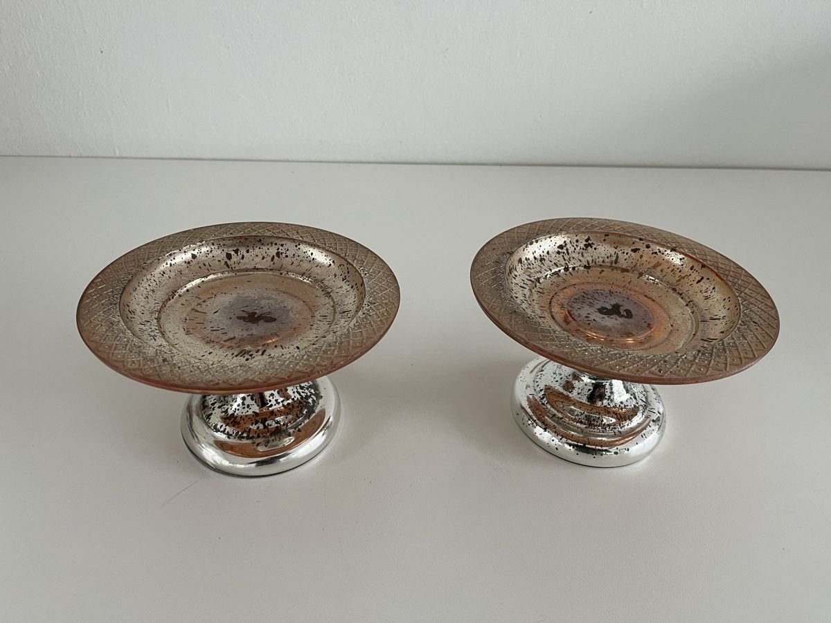 Tutte le decorazioni: 2 Standfuss-Schälchen aus Glas – Usato da Wetzikon ZH venduto da seli03 1