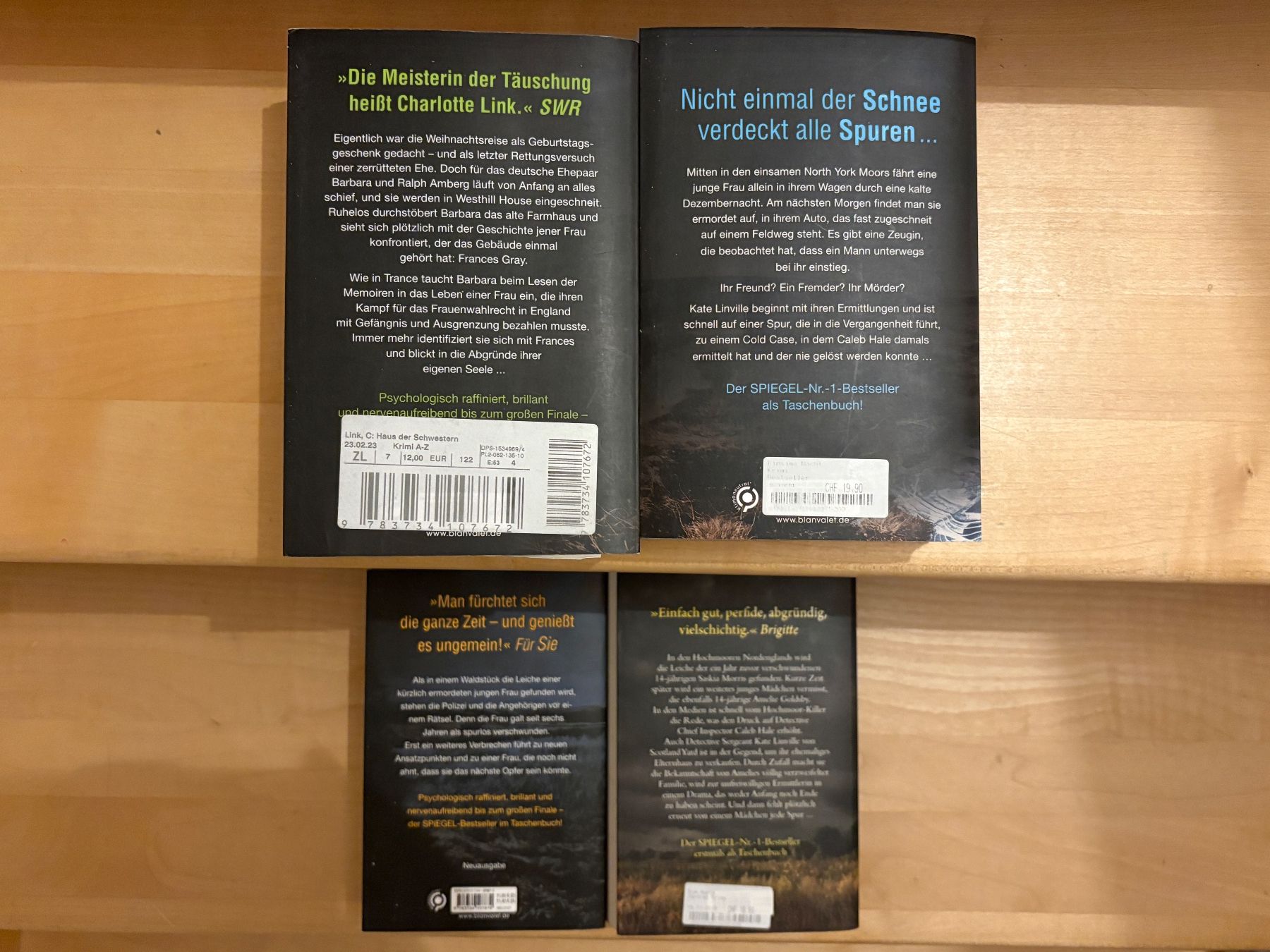 Libri: 4 Charlotte Link Bücher – Usato da Müllheim Dorf venduto da Schja 1