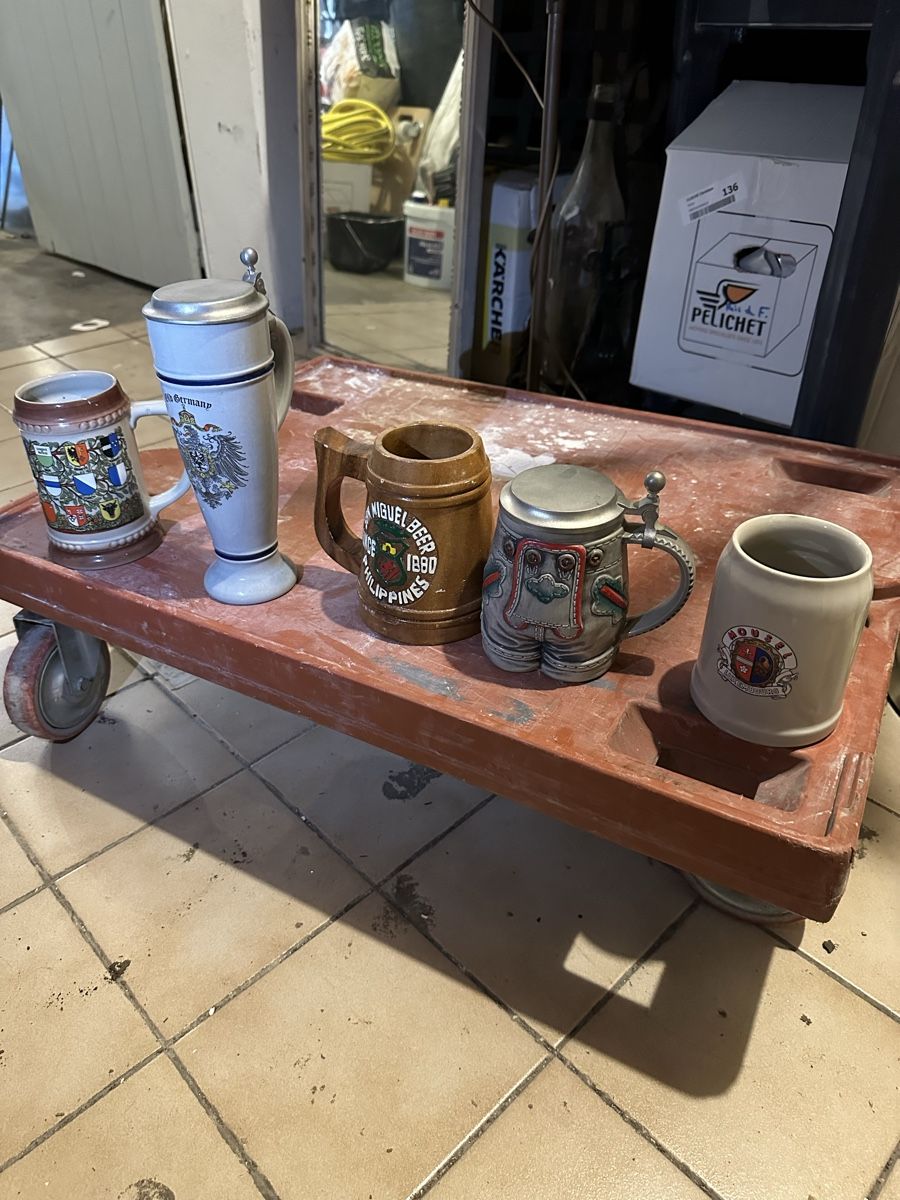 Bicchieri: Collection de chopes à bière décoratives - vintage! – Usato da Thônex venduto da Andre.olvs 1