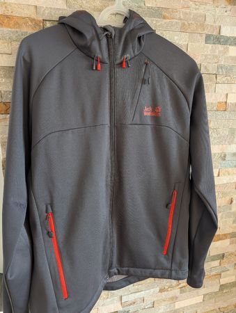 Jack Wolfskin Softshell Jacke grau Herren Gr. S top Zustand