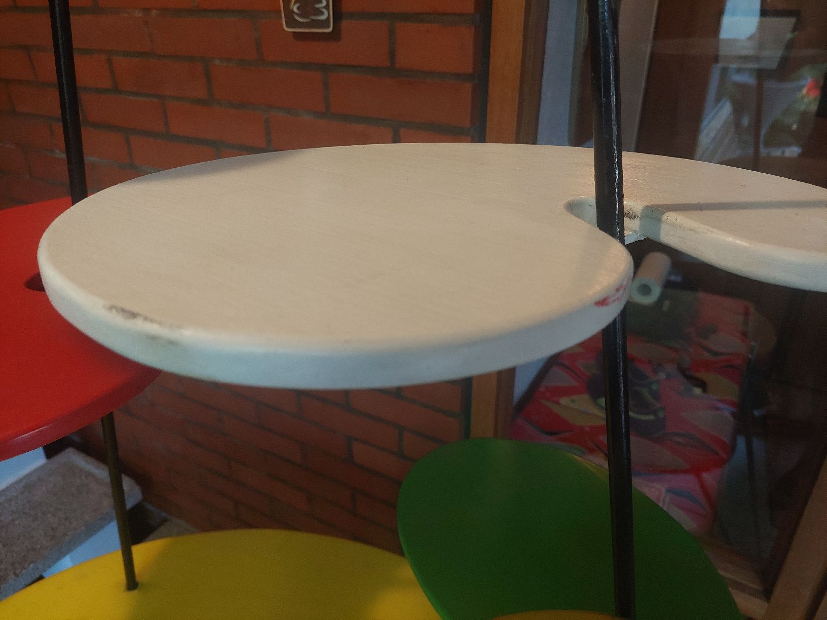 Scaffali: Etagère vintage modulable 60s atomic amoeba kidney – Usato da Lengnau BE venduto da Madame-Minouche 5