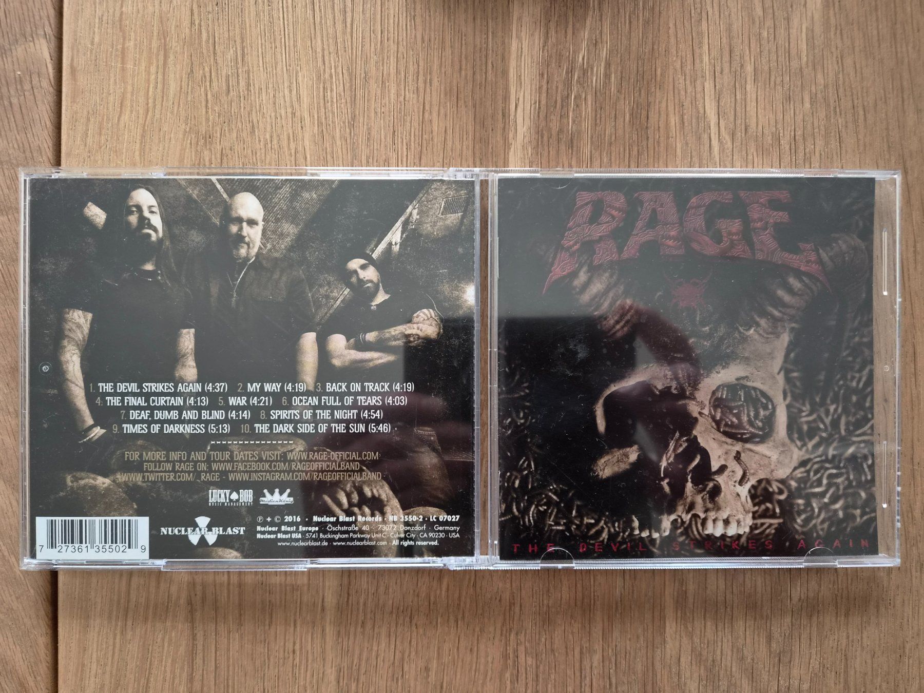CDs: CD Rage - The Devil Strikes Again, 2016 – Gebraucht aus Nebikon von Harley-Davidson01