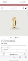 GIADA ILARDO PASSIONE BELLY Bauchnabel Piercing Gold