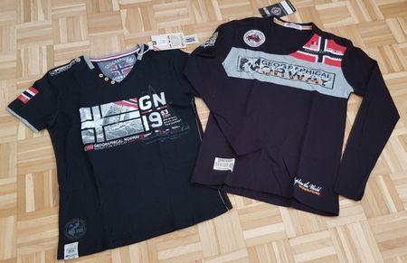 2x Geographical Norway T-Shirt Gr. S - AUSVERKAUF!!!