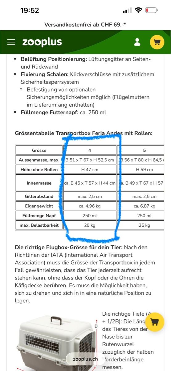 Gabbie, trasporto & Sicurezza: Transportbox für Hunde – Usato da Wolfwil venduto da aWEr4k 5