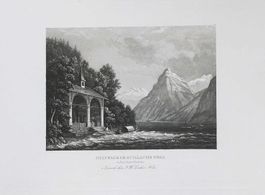 Tellskapelle Aquatinta von Locher