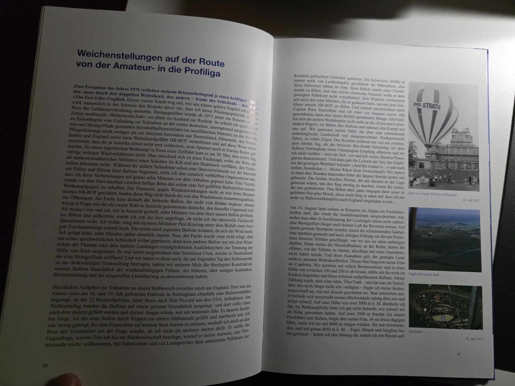 Libri: Abenteuer Heissluftballon - Kurt Rünzi - 2001 – Usato da Walterswil BE venduto da Lonitti 8