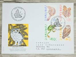 CL02 Enveloppe + Timbre Suisse 1995